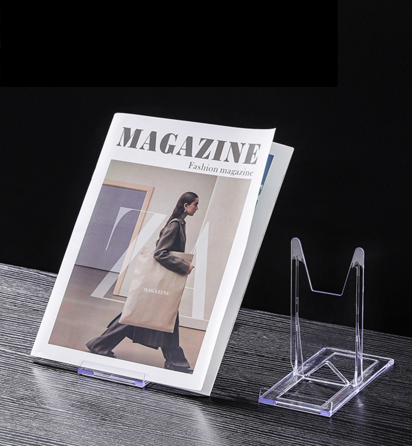 5/10 قطع من حوامل العرض الأكري - مراجعة Clear Acrylic Book Stand Holder وسعره
