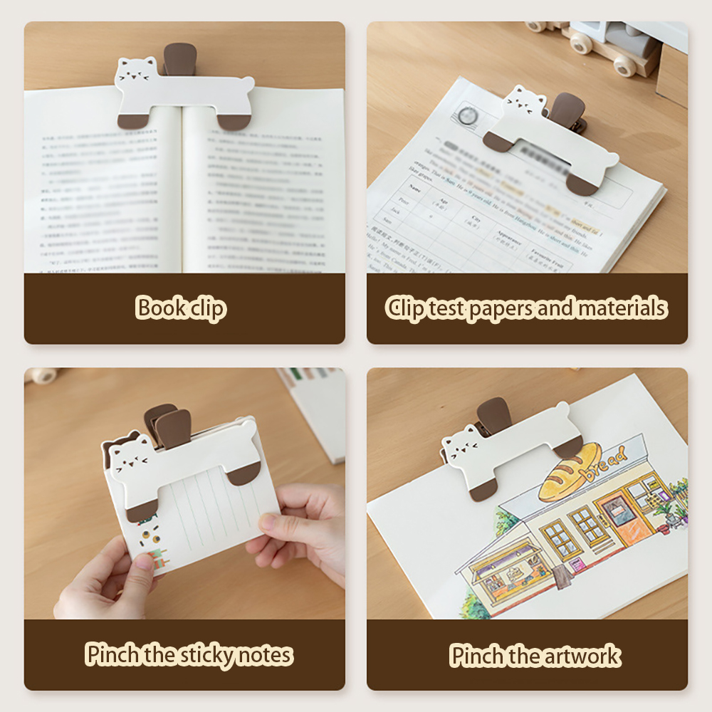 حامل كتب على شكل قطة لطيفة، حا - مراجعة Stationery Books وسعره