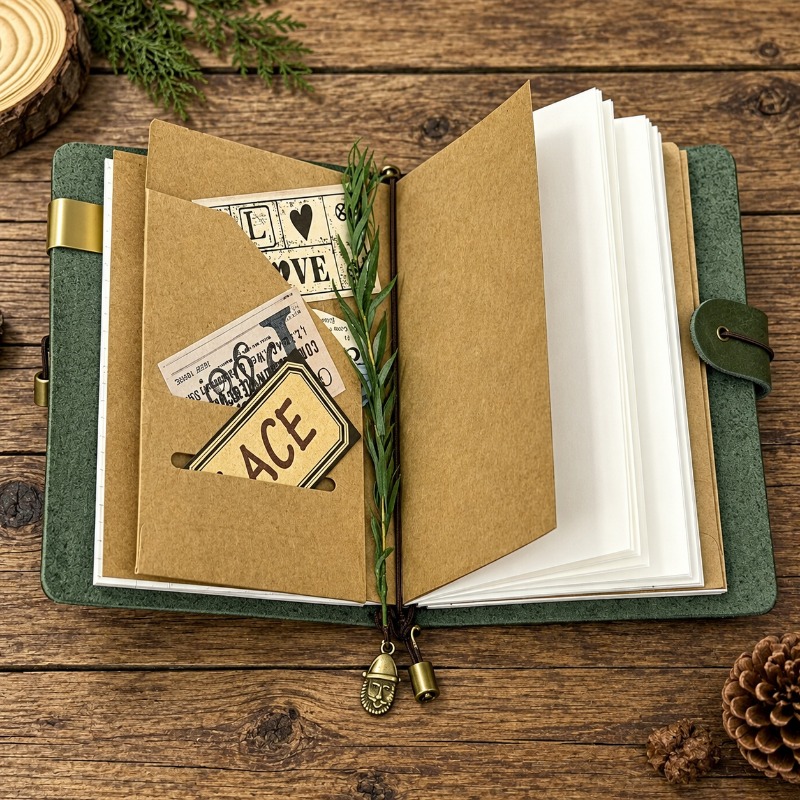دفتر ملاحظات A7 A6 Pueblo Fore - مراجعة Vintage Leather Journal Notebook وسعره
