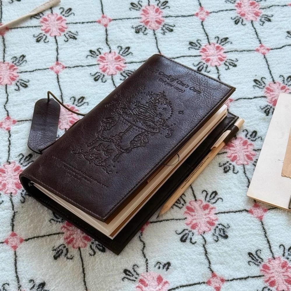 دفتر ملاحظات أسود عتيق من الجل - مراجعة Vintage Leather Journal Notebook وسعره