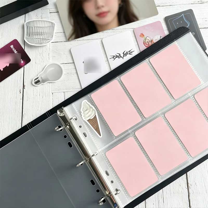 ألبوم صور مقاوم للماء بـ 7 أو  - مراجعة Kpop Photo Card Binder 3 Inch وسعره