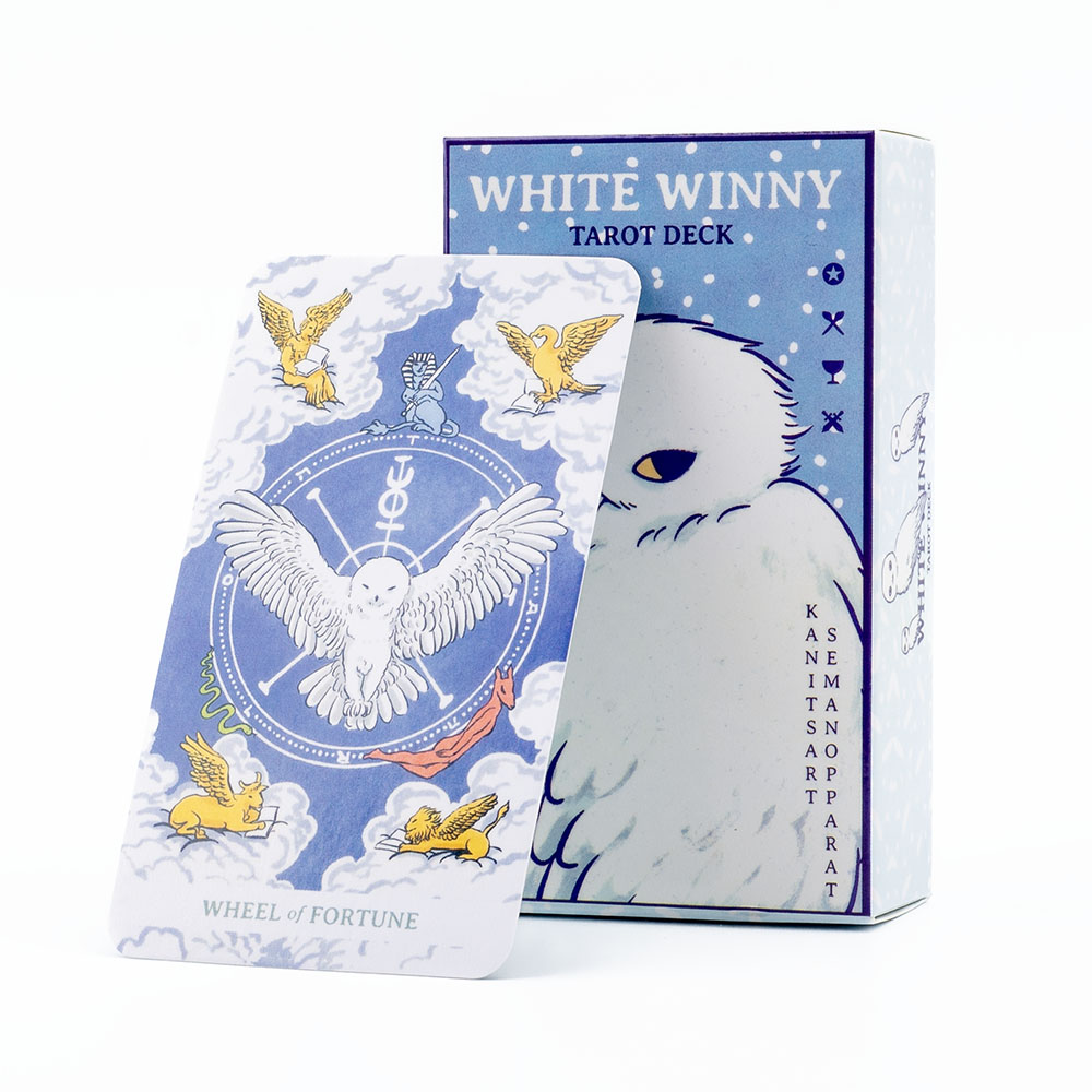 White Winny Tarot الإصدار الإن - مراجعة Tarot Deck With Guidebook وسعره