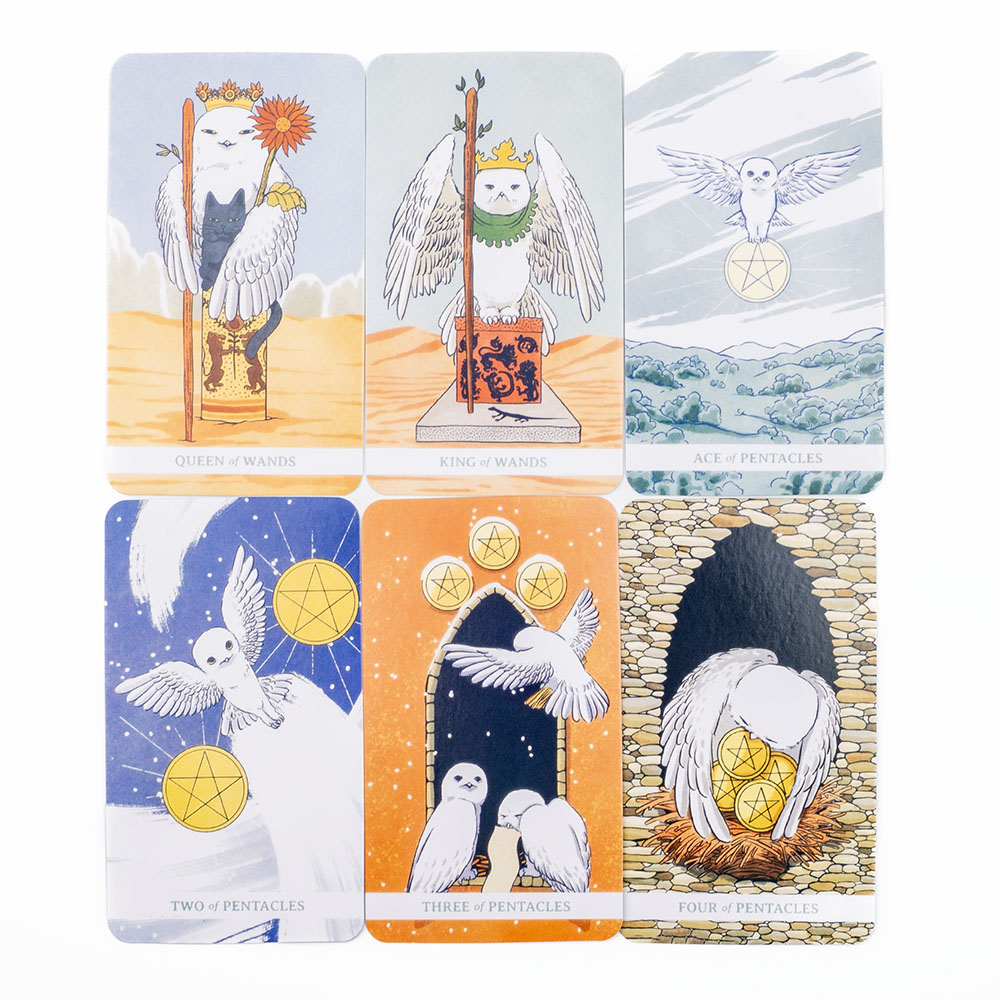 White Winny Tarot الإصدار الإن - مراجعة Tarot Deck With Guidebook وسعره
