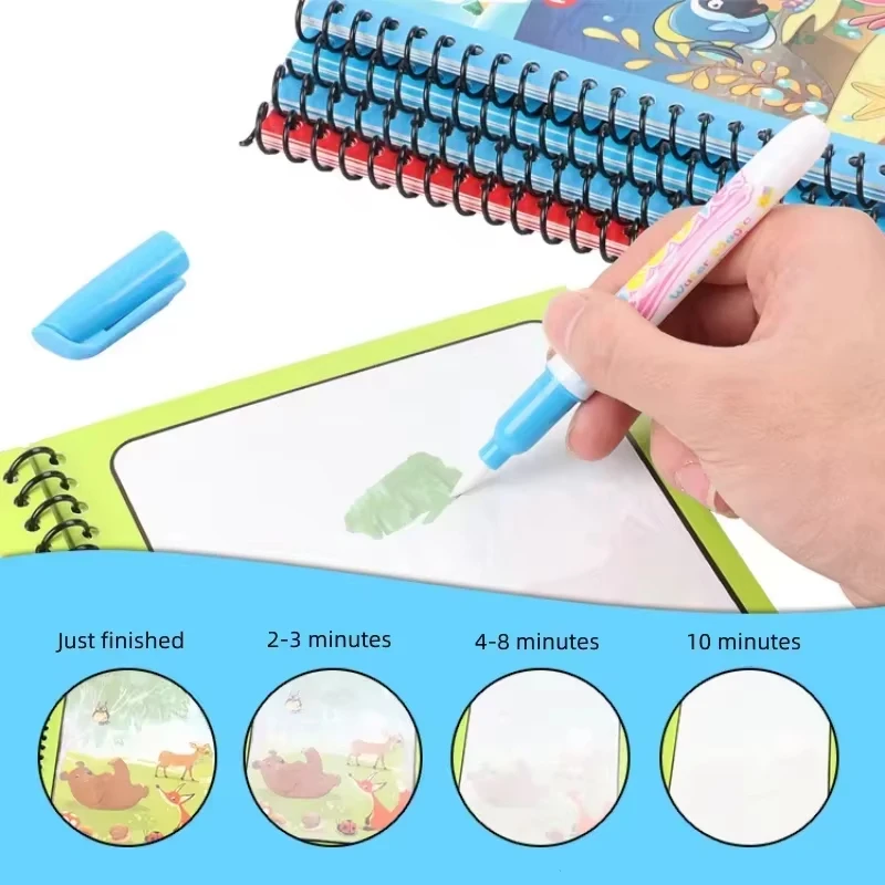 كتاب تلوين مونتيسوري قابل لإعا - مراجعة Reusable Water Magic Coloring Book وسعره
