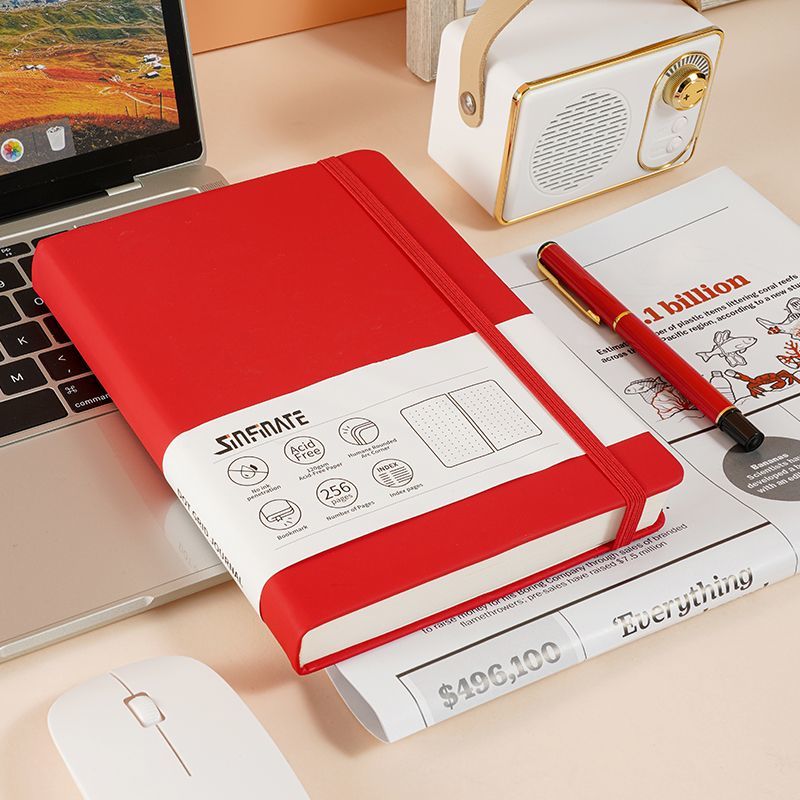 دفتر ملاحظات A5 منقط بغلاف صلب - مراجعة Vintage Leather Journal Notebook وسعره