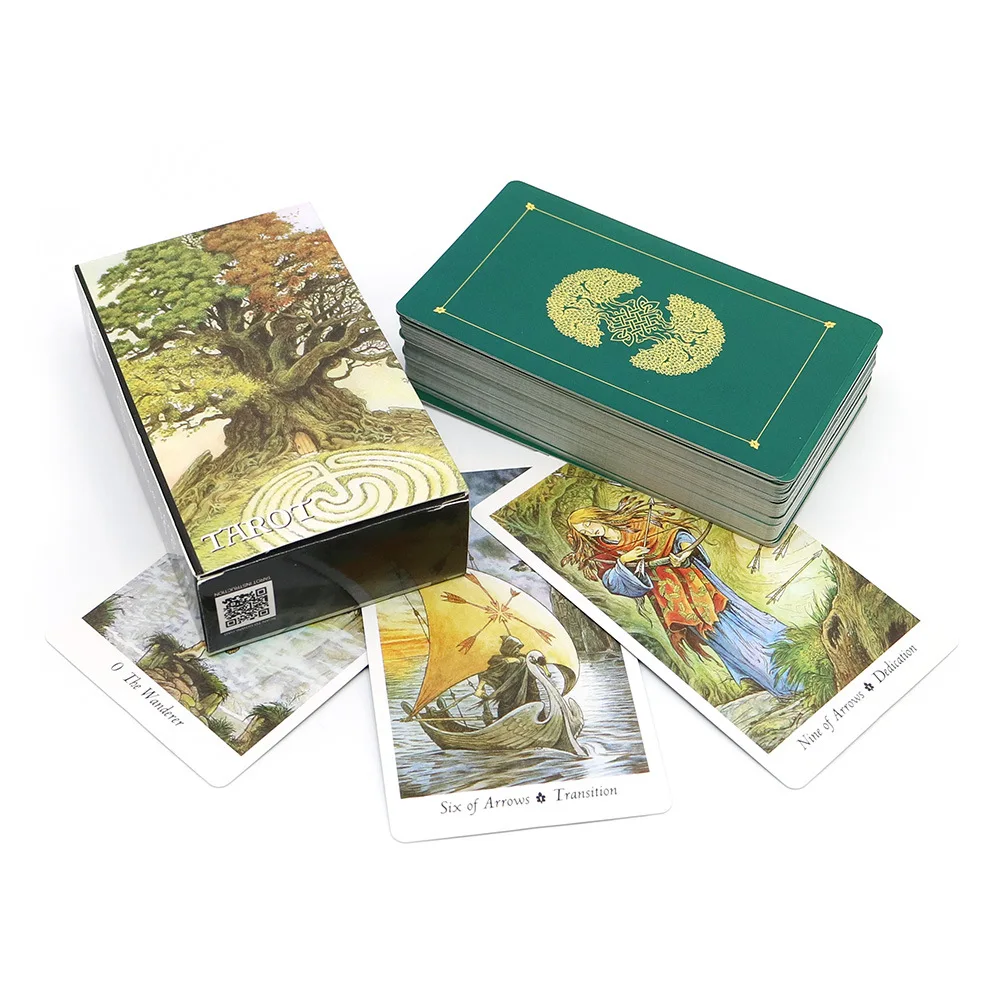 بطاقات التارو الخشبية البرية A - مراجعة Tarot Deck With Guidebook وسعره