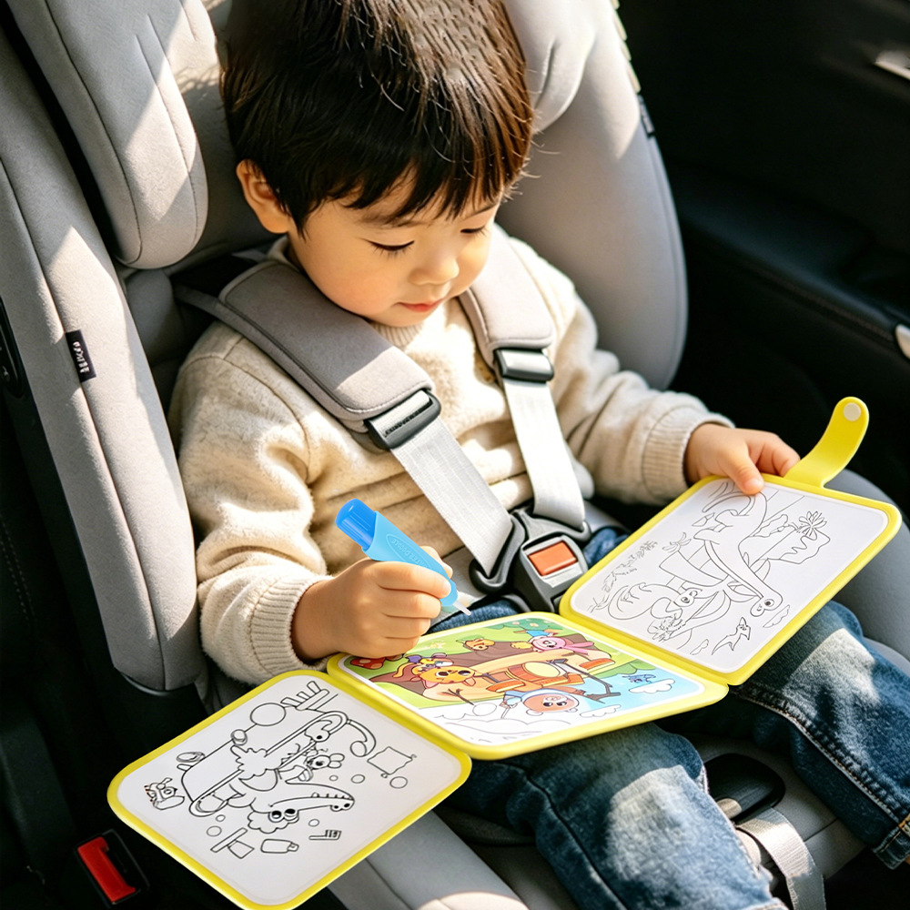 كتاب رسم سحري بالماء قابل لإعا - مراجعة Reusable Water Magic Coloring Book وسعره