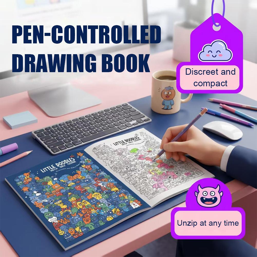 كتاب تلوين ورسم تخطيطي للأطفال - مراجعة Adult Coloring Book Stress Relief وسعره