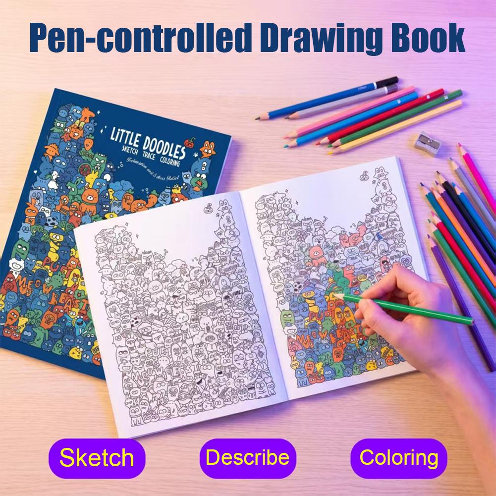 كتاب تلوين ورسم تخطيطي للأطفال - مراجعة Adult Coloring Book Stress Relief وسعره