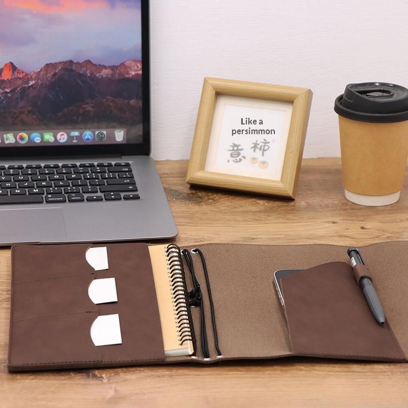 (Ce14) منظم دفاتر قابل لإعادة  - مراجعة Vintage Leather Journal Notebook وسعره